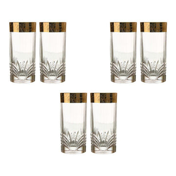 RCR Italy - Highball Glass Set 6 Pieces - Gold - 400ml - 380003062