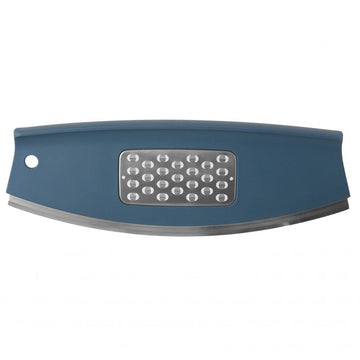 BergHOFF - Leo Pizza Slicer & Cheese Grater - Blue - Stainless Steel - 30cm
