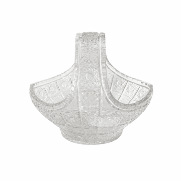 Bohemia Crystal - Hand Cut Basket - 20 cm - Clear