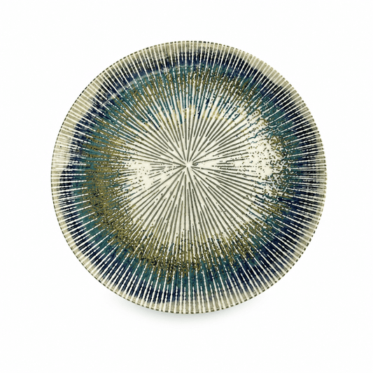 Tulu - Maresa Daily Use Dinner Set 24 Pcs - Green & Blue