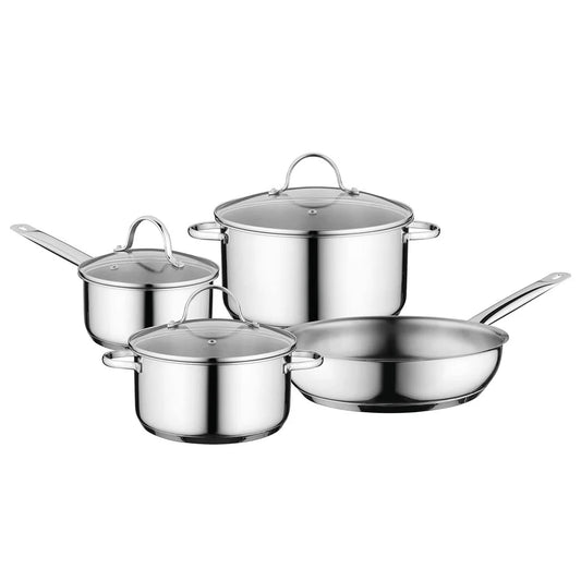 BergHOFF - Essentials - Comfort cookware set - 7 Pieces - Silver