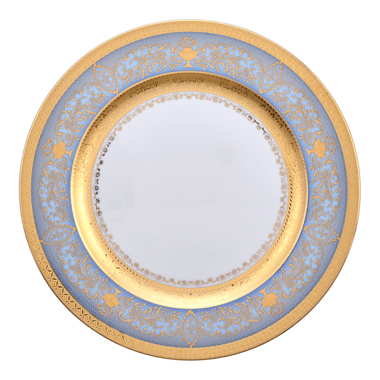 Falkenporzellan - Dinner Set 59 Pieces - Blue & Gold - Porcelain - 1300015
