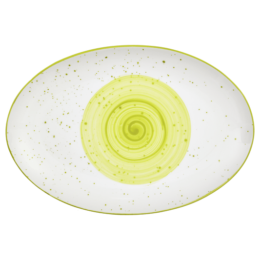 Senzo - Sway Daily Use Dinner Set 25 Pieces - Lime Green - Porcelain