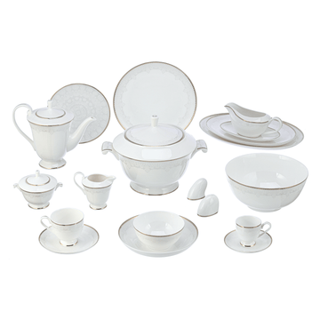 Paragon - Dinner Set 62 Pieces - Gold - Bone China