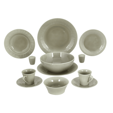 Noritake - Daily Use Dinner Set 40 Pieces - Beige - Porcelain - 130004133