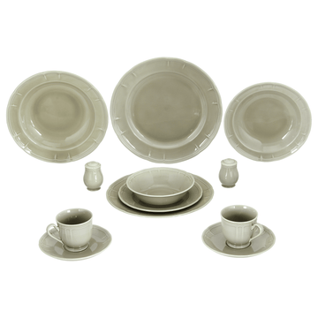 Noritake - Daily Use Dinner Set 40 Pieces - Beige - Porcelain - 130004135