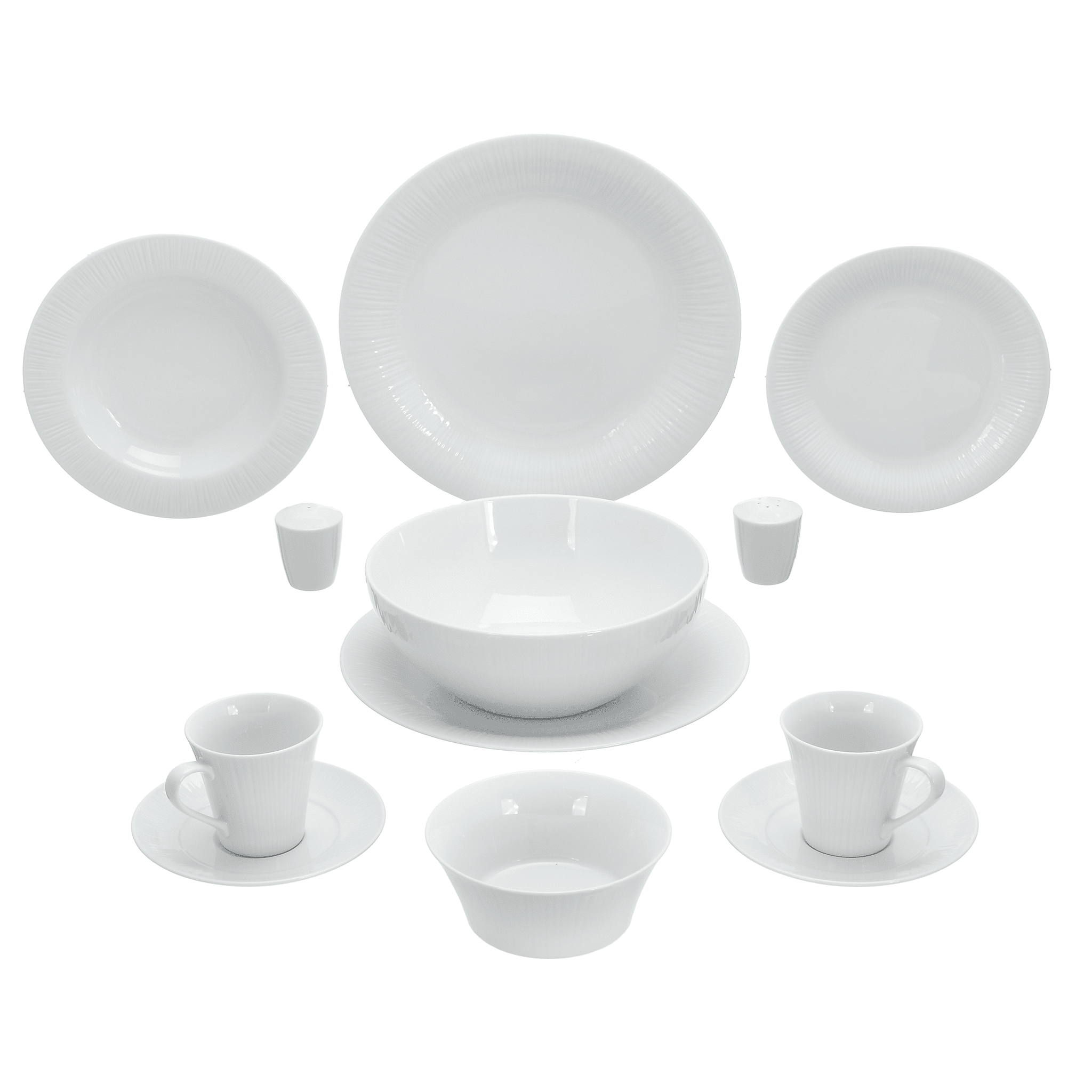 Noritake - Daily Use Dinner Set 40 Pieces - White - Porcelain - 130004136