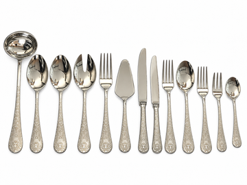 EME - Hermitage Cutlery Set 90 Pcs - Stainless Steel 18/10 - Silver
