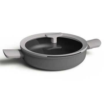 BergHOFF - Leo - Covered 2-handle sauté pan - 26cm - Drawn Aluminum