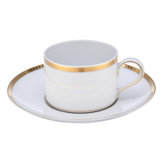 Falkenporzellan - Tea Set 6 Pieces - Gold - Porcelain - 1500035