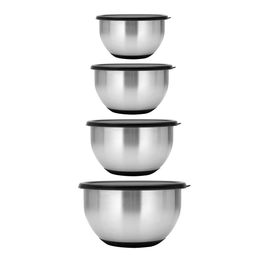 BergHOFF - Essentials - Set mixing Bowls - 8pieces - Silver