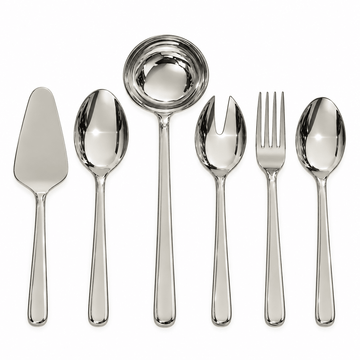 EME - Griffe Serving Set 6 Pcs - Stainless Steel18/10 - Silver