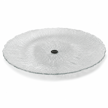 ArdaCam - Felice Round Serving Plate - 41 cm - Clear - Glass