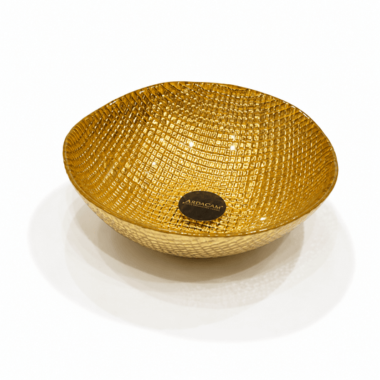 ArdaCam - Glow Bowl - 15 cm - Gold - Glass