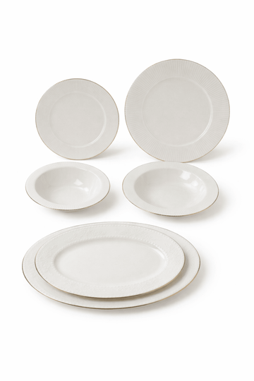 Istanbul - Nirvana Daily Use Dinner Set 26 Pcs - Gold