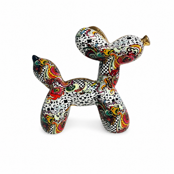 Ardor - Small Modern Colorful Dog - H 13 cm - Gold