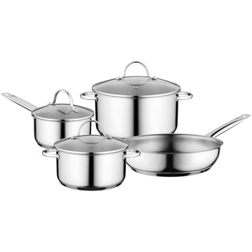 BergHOFF - Essentials - Comfort cookware set - 7 Pieces - Silver