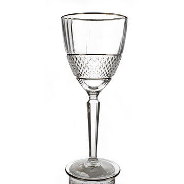 RCR - Brillante Goblet Glass Set 6 Pcs - Silver - 220ml