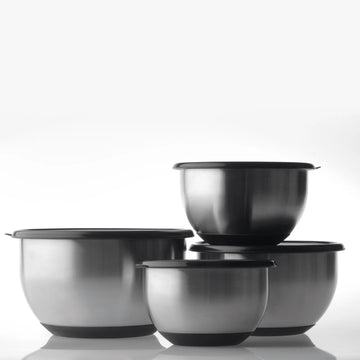 BergHOFF - Essentials - Set mixing Bowls - 8pieces - Silver