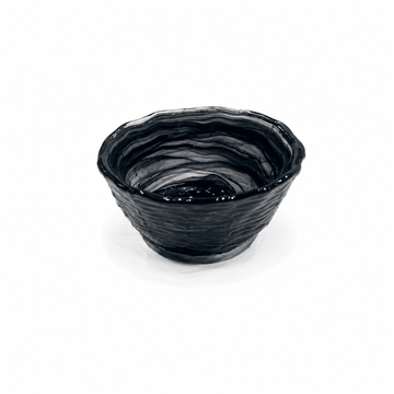 ArdaCam - Sea Urchin Round Bowl - 8.5cm - Alabaster Black - Glass