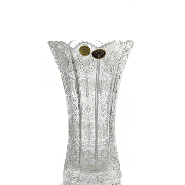 Bohemia Crystal - Hand Cut Crystal Vase 20.5 cm - Clear