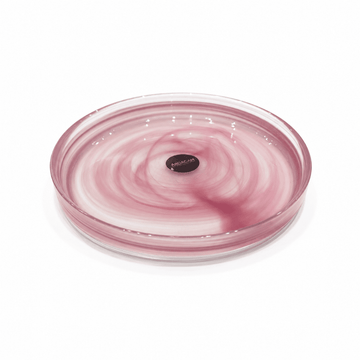 ArdaCam - Leona Asas Plate - 21cm - Pink - Glass