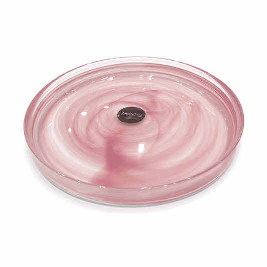 ArdaCam - Leona Asas Plate - 21cm - Pink - Glass