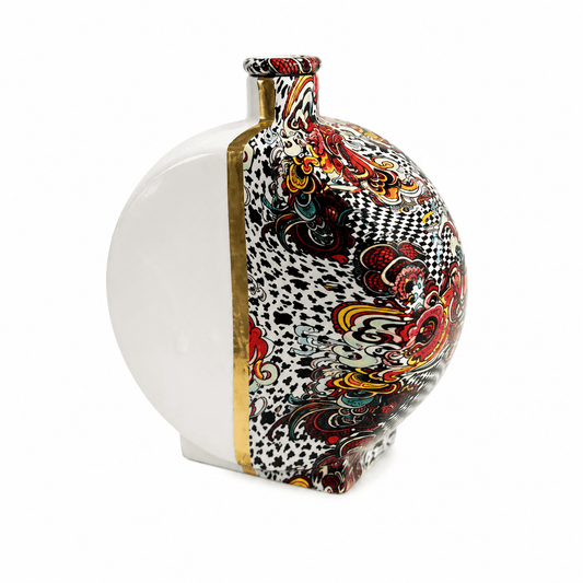 Ardor - Modern Perfume Bottle - H 15 cm - Gold