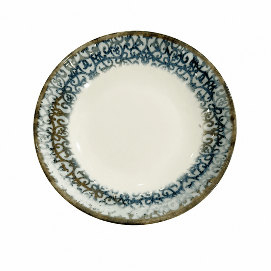 Tulu - Cordoba Daily Use Dinner Set 24 Pcs - Blue & Brown