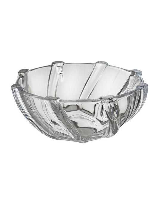 Bohemia Crystal - Round Wavy Crystal Box with Cover - 2700010016