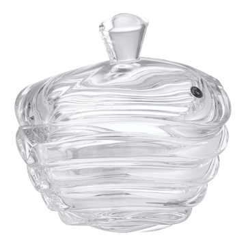 Bohemia Crystal - Wavy Oval Crystal Box - 22cm