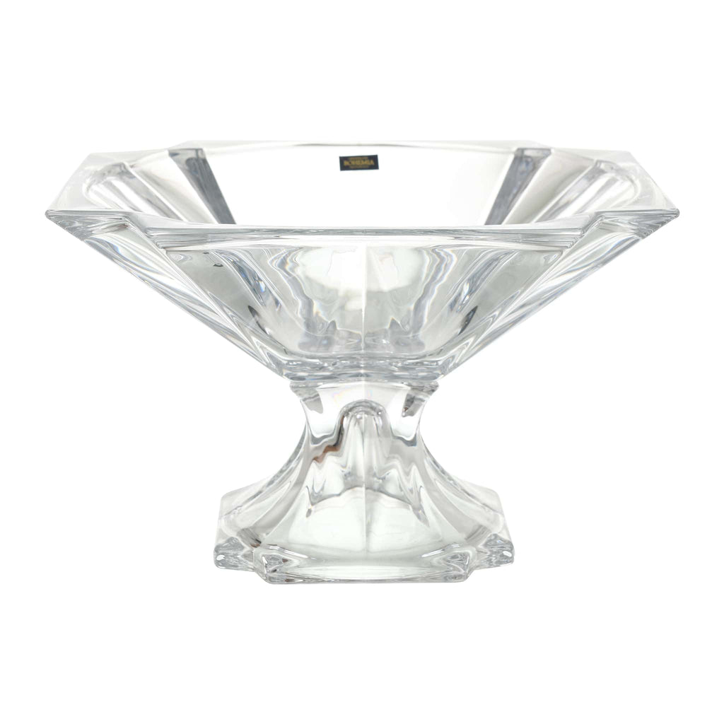 Bohemia Crystal - Squared Shaped Plate with Base - 27x17cm- 2700010056
