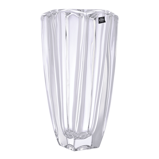 Bohemia Crystal - Square Crystal Vase - 28cm