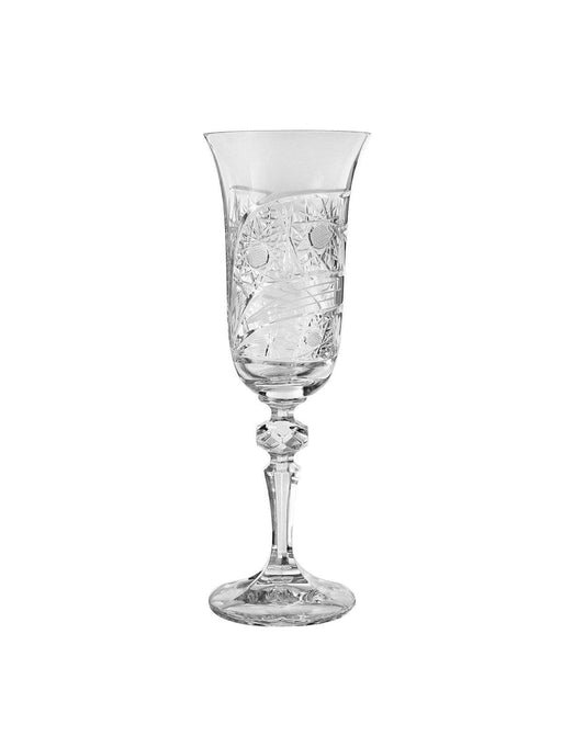 Bohemia Crystal - Flute Glass Set 6 Pieces - 150ml - 2700010195