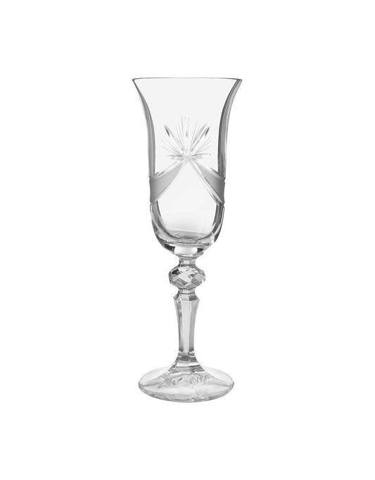Bohemia Crystal - Flute Glass Set 6 Pieces - 150ml - 2700010197