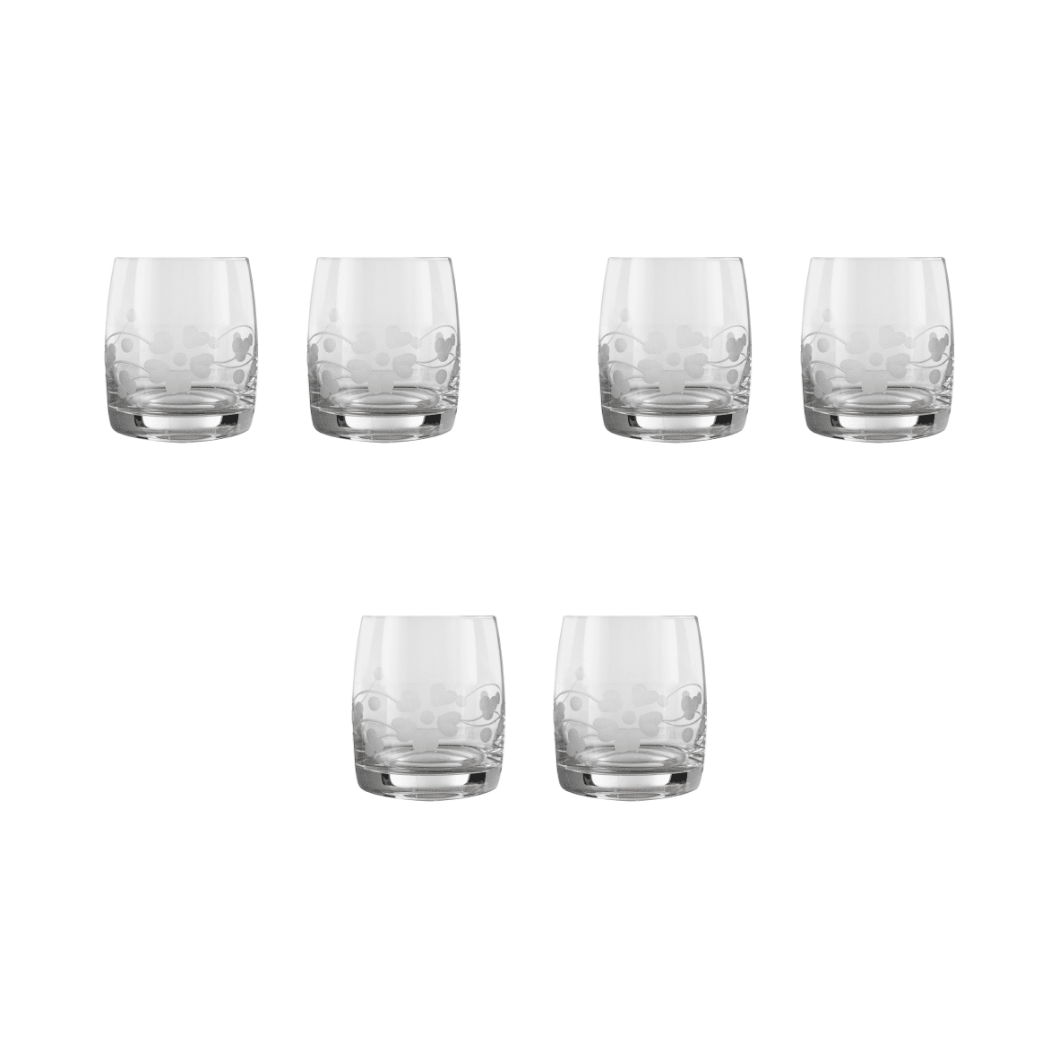 Bohemia Crystal - Tumbler Glass Set 6 Pieces - 290ml - 2700010199