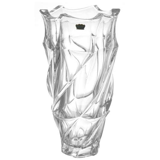 Bohemia Crystal - Wavy Crystal Vase - 30 cm - 2700010237
