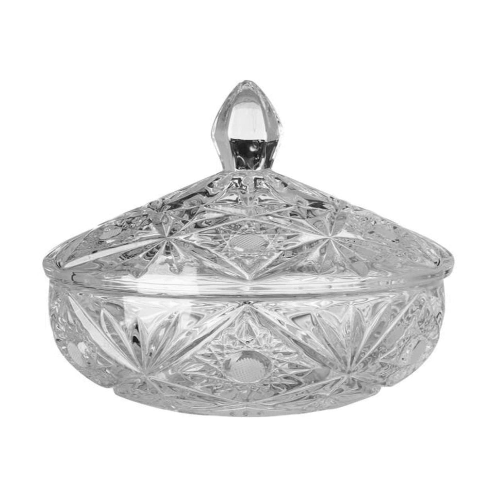 Bohemia Crystal - Round Crystal Box with Cover - 2700010333