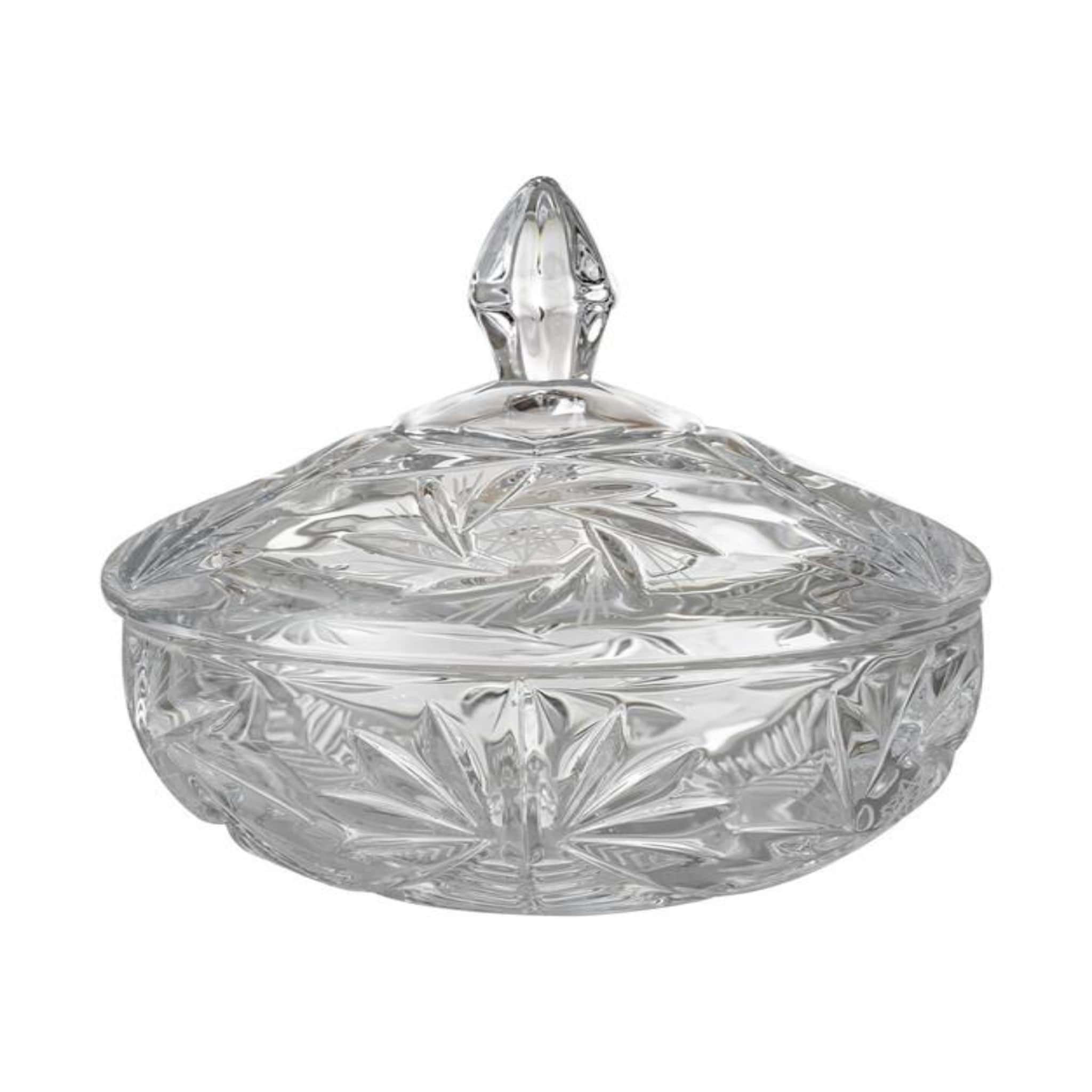 Bohemia Crystal - Round Crystal Box with Cover - 2700010336