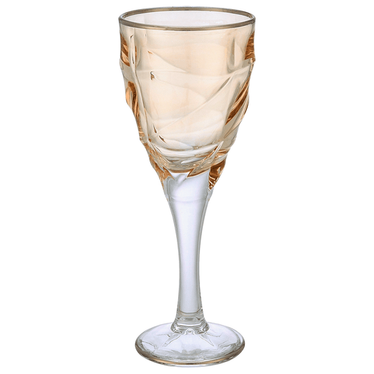 Goblet Glass Set 6 Pieces - Honey & Silver - 250ml - 2700010975