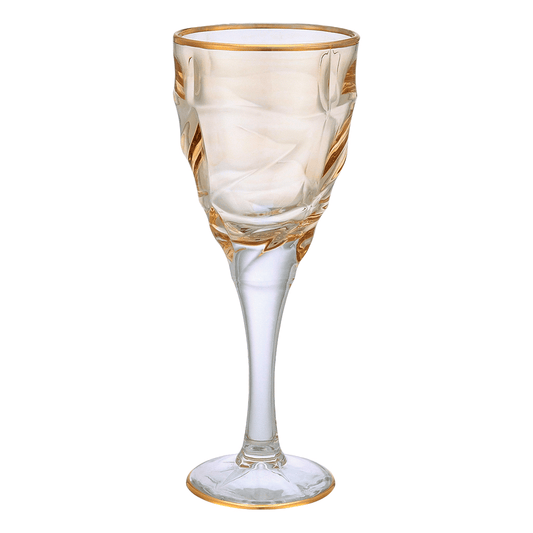 Goblet Glass Set 6 Pieces - Honey & Gold - 250ml - 2700010976