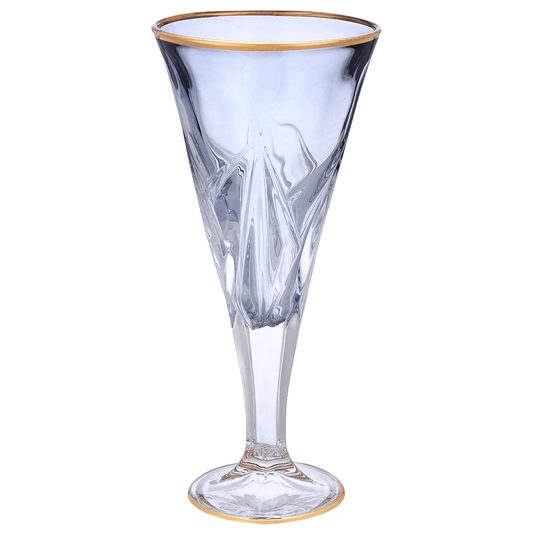 Goblet Glass Set 6 Pieces - Blue & Gold - 250ml - 2700011023