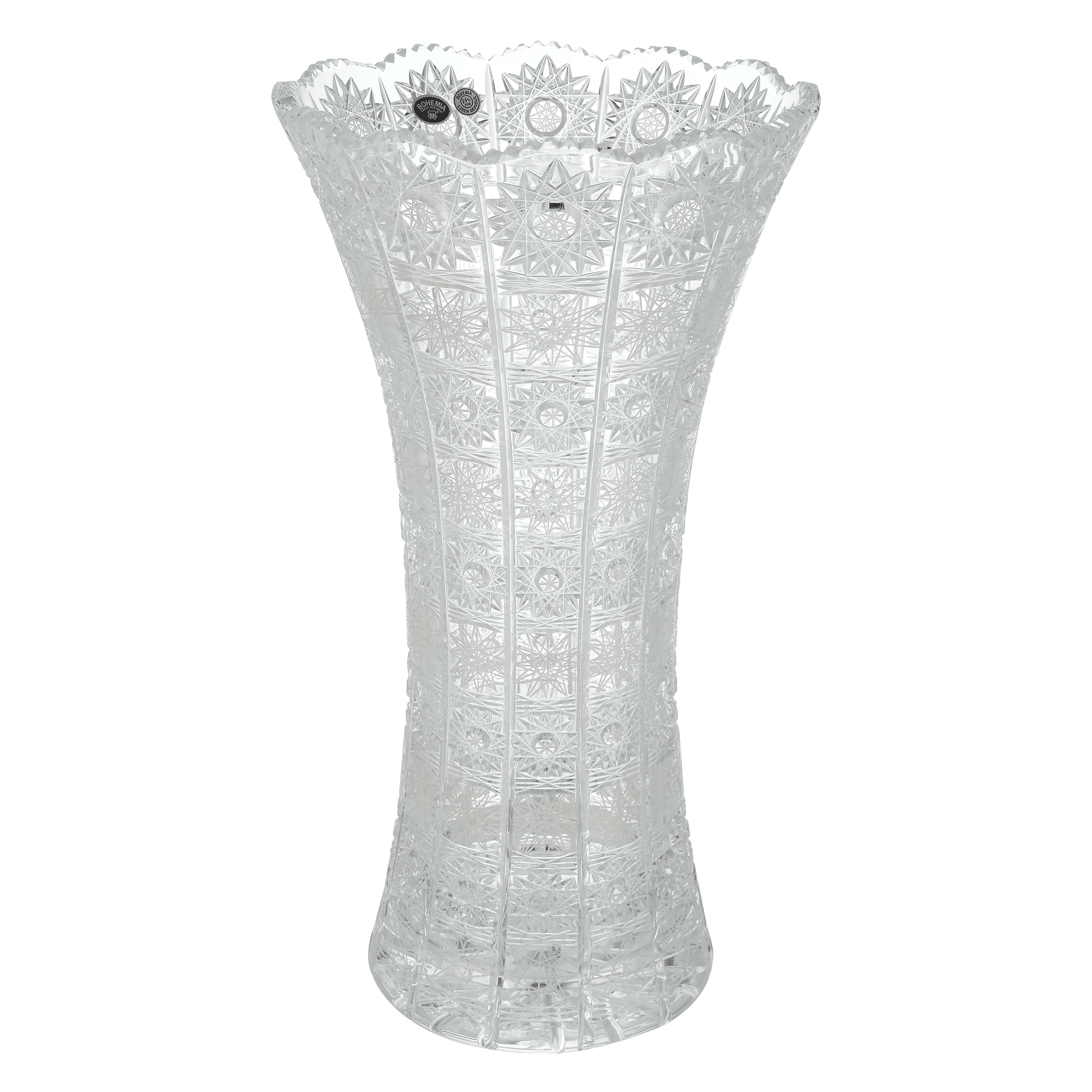 Bohemia Crystal - Cylindrical Crystal Vase - 41cm