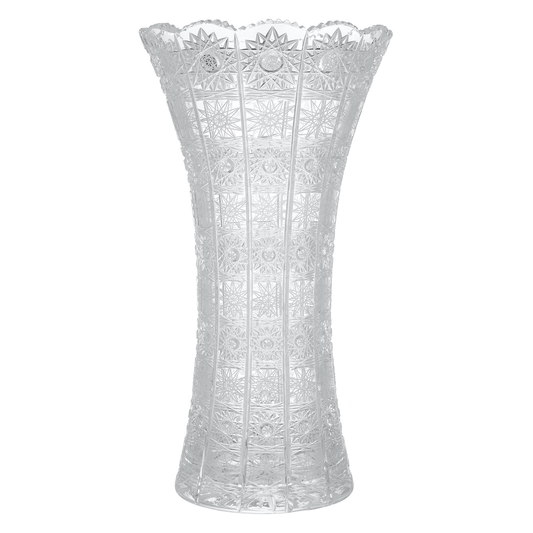 Bohemia Crystal - Cylindrical Crystal Vase - 41cm