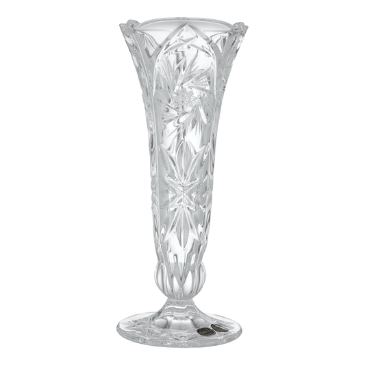 Bohemia Crystal - Small Crystal Vase With Base - 25.5cm