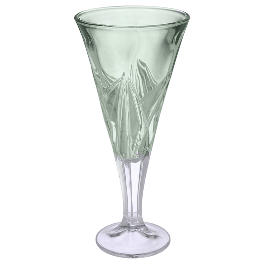 Goblet Glass Set 6 Pieces - Green - 250ml - Glass