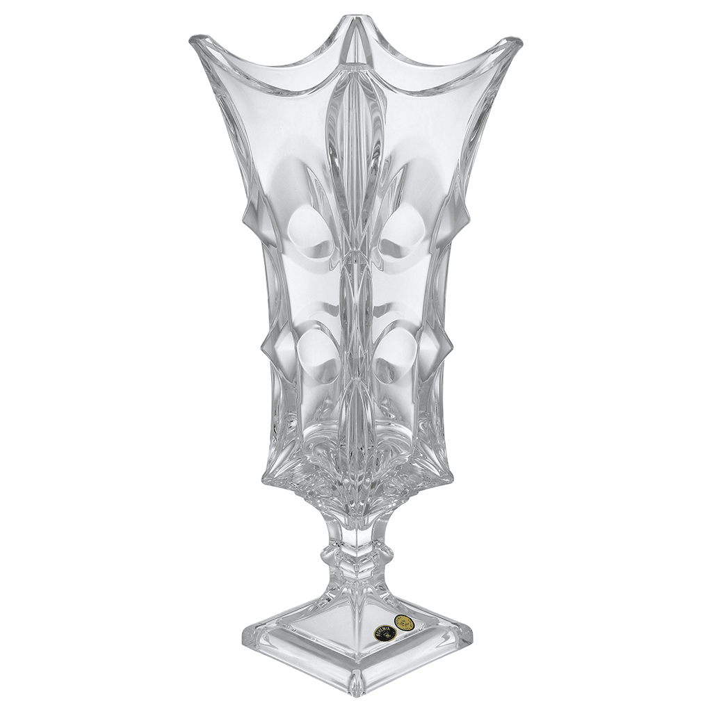 Bohemia Crystal - Squared Crystal Vase with Base - 42cm - 270005005