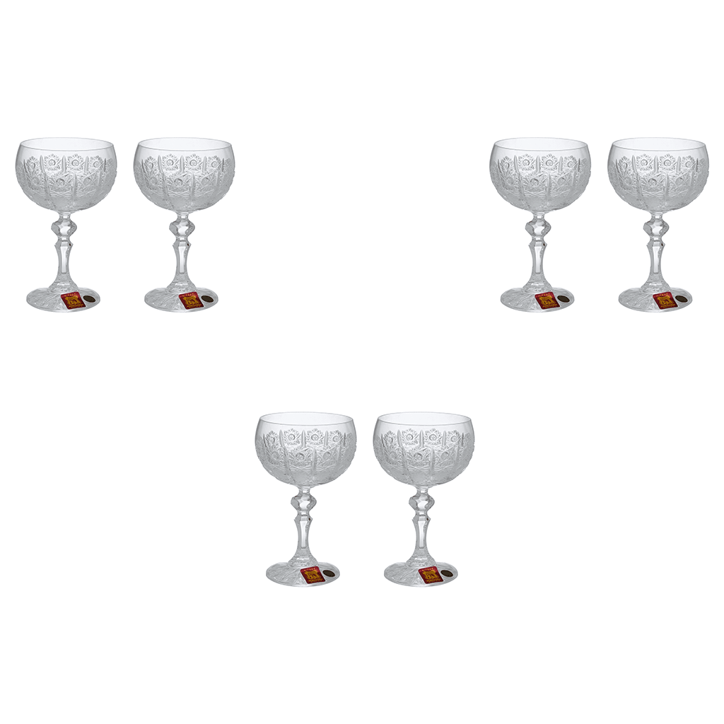 Bohemia Crystal - Cocktail Glass Set 6 Pieces - 200ml - 270005041