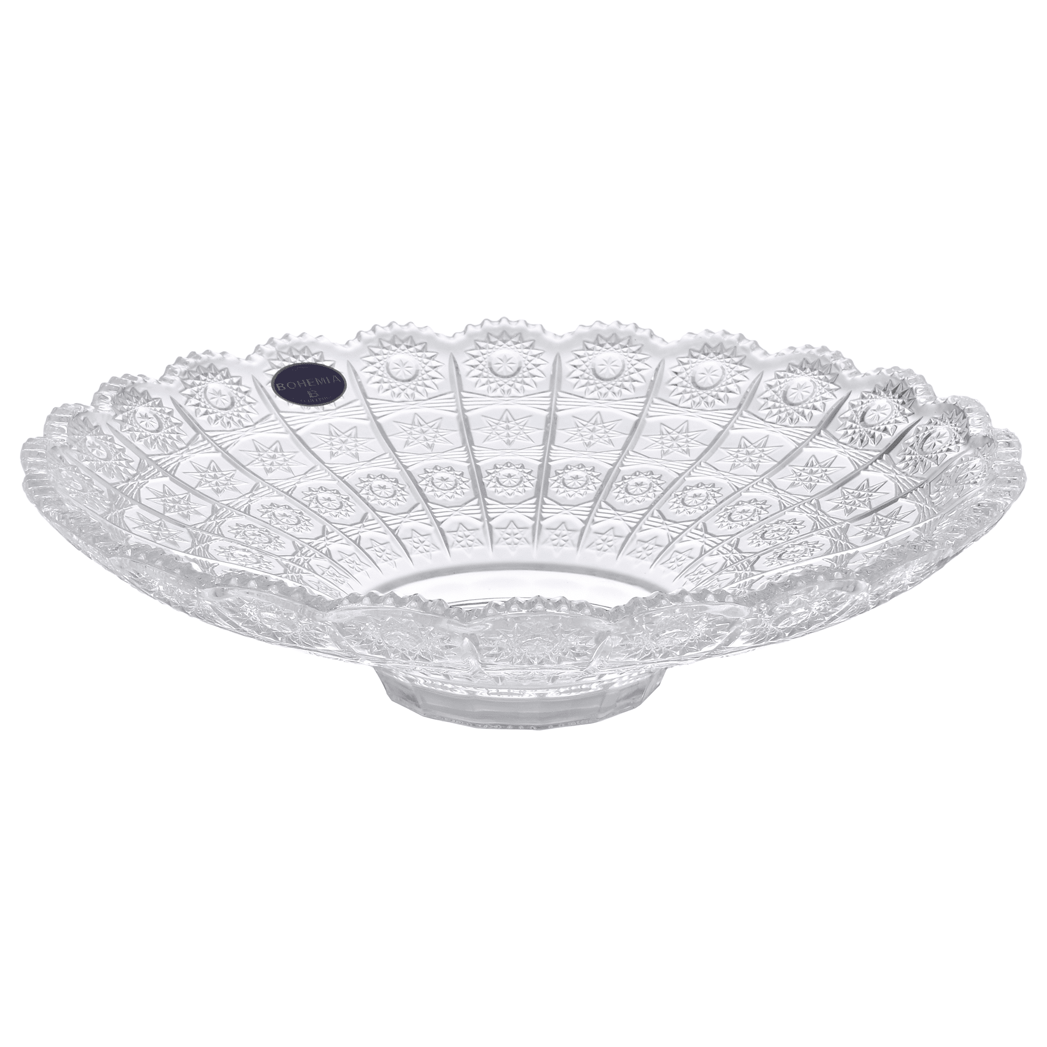 Glass Plate With Base - 27cm