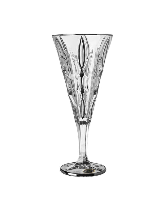 Bohemia Crystal - Goblet Glass Set 6 Pieces - Silver - 240ml - 270006624